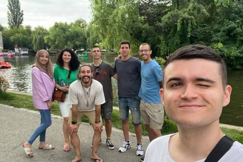 Los estudiantes de la UPCT en la ciudad de Cluj-Napoca.